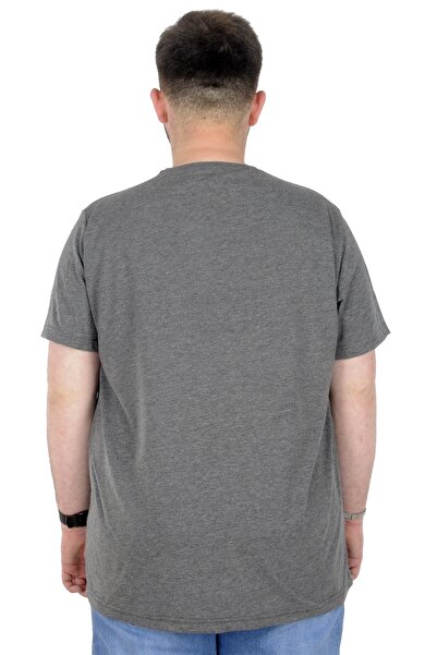 ModeXL Mode Xl Large Size T-shirt Crew Neck Bridge 22167 Antramelange