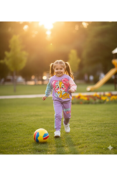 çıtır betüş 2-7 Years Old Teddy Bear Chip & Dale Patterned Children's Tracksuit Set | Transitional