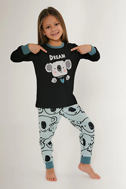 Rolypoly Girl's double set - black