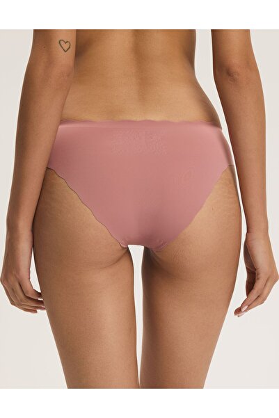 ESOTIQ Set de 2 perechi de chiloți fără cusături pentru femei Chiloți clasici Super moi Design invizibil | Peony