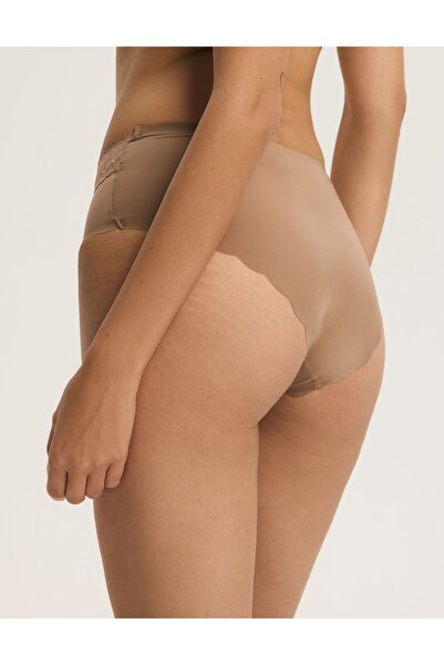 ESOTIQ Women's High Waist Brief 2-Pack Classic Panties with Lace Waistband Lightweight | Pola