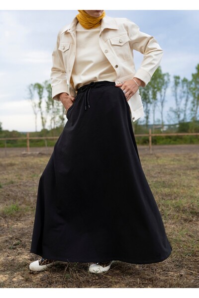 Mayovera Φούτερ Μαύρη Φούστα