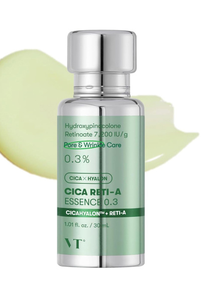 VT COSMETICS Vt Cica Reti-a Essence 0.3 / Gözenek Ve Kırışıklık Bakımı (BAŞLA...