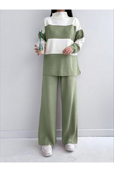 Modamorfo Half-Neck Knitwear Suit