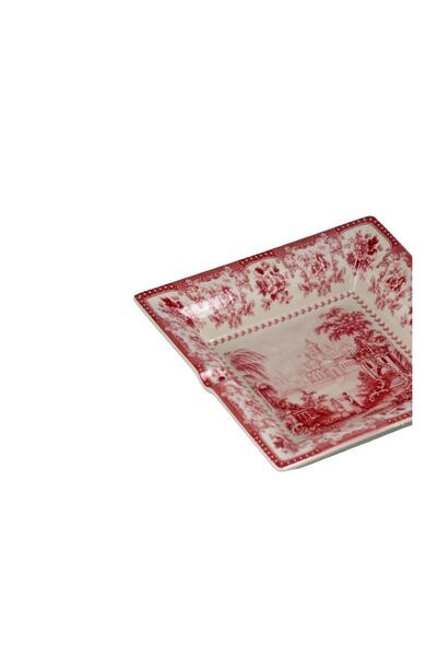 Lucky Art Florantine Ash Tray 18cm Red