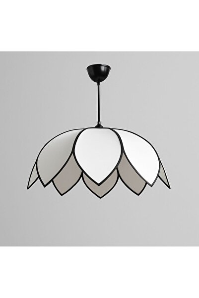 Emg DesiGn Modern Tasarım Çiçek Sarkıt Avize Kumaş Boheme Salon Oturma Odası Mutfak Avizesi