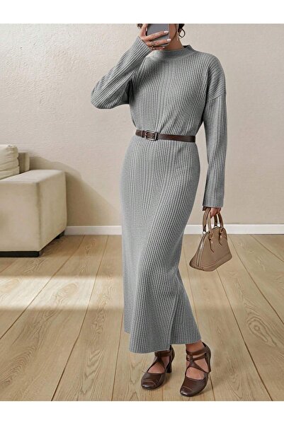 Get Crazy Fitilli Triko Elbise