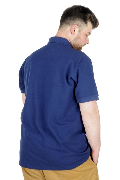 ModeXL Mode Xl Large Size T-shirt Polo Design Mx 22346 Indigo