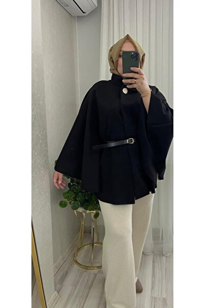 Sara Deluxe BELTED BOWL PONCHO