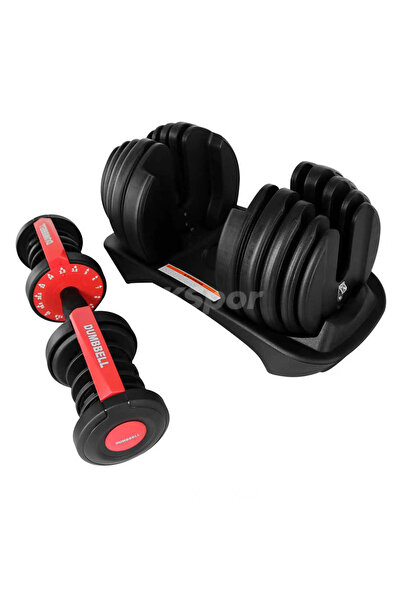 SLİPT 40 Kg Ayarlanabilir Dambıl Seti Mekanizmalı Dambıl Seti