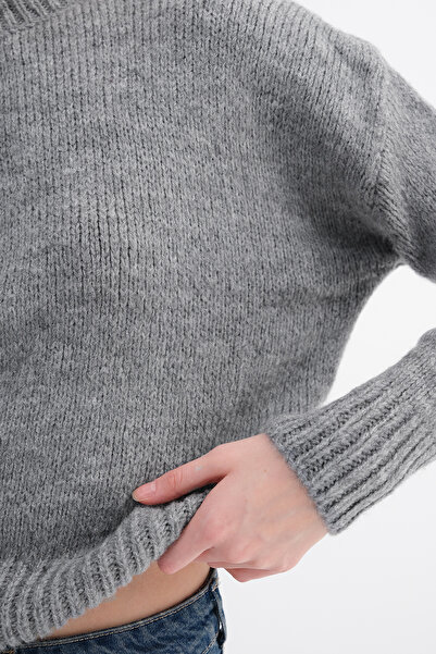 Addax Crew Neck Long Sleeve Knitwear Sweater K3423-A11