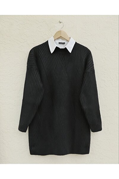 Modamorfo Běžící pletená tunika s diamantovým vzorem