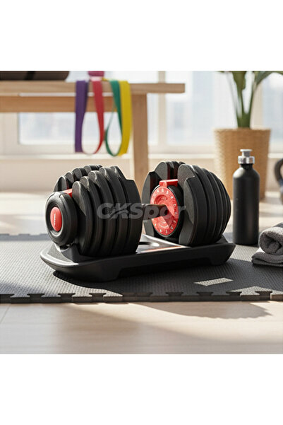 SLİPT 40 Kg Ayarlanabilir Dambıl Seti Mekanizmalı Dambıl Seti