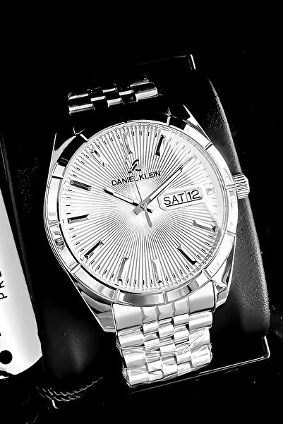 Daniel Klein 3 Atm Waterproof Men Wristwatch Smoked Color Steel Band Wristband With Gift Dke2063c4