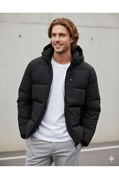 Jack & Jones Jcootto Puffer Sn Black
