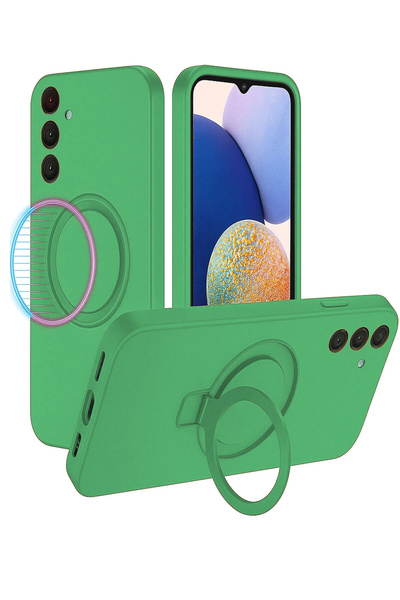 Nezih Case Samsung Galaxy A57 Uyumlu İçi Kadife Stand Olabilen Halka Yüzüklü ...
