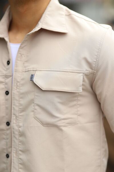 comstar Men's Parachute Fabric Comfortable Fit Shirt