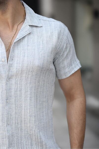 comstar Cămașă cu mânecă scurtă pentru bărbați de vară din Lycra