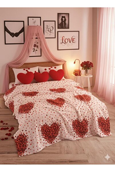MODALİN Double Printed Pique Bedspread Daisy 200X230 cm