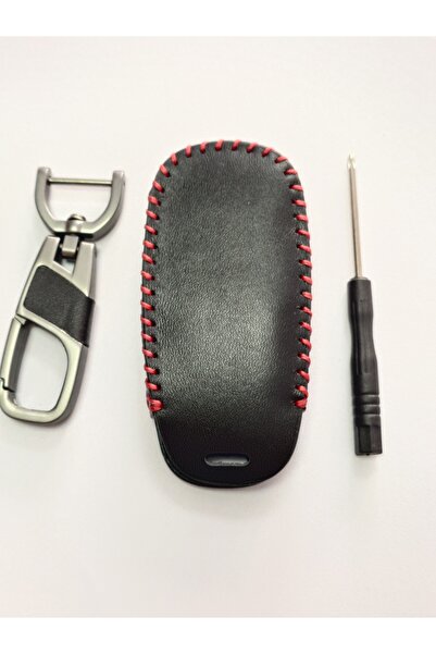 OEM Husa cheie piele ecologică 3 butoane Nissan X-Trail T33 / Kicks / Qashqai J12 / Juke / Teana Altima