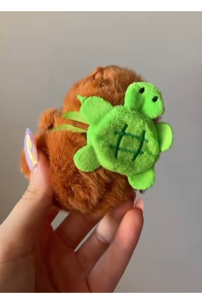 zera collection KAPİBARA Yeşil Sülfat - Orginal Çanta charmı Capybara