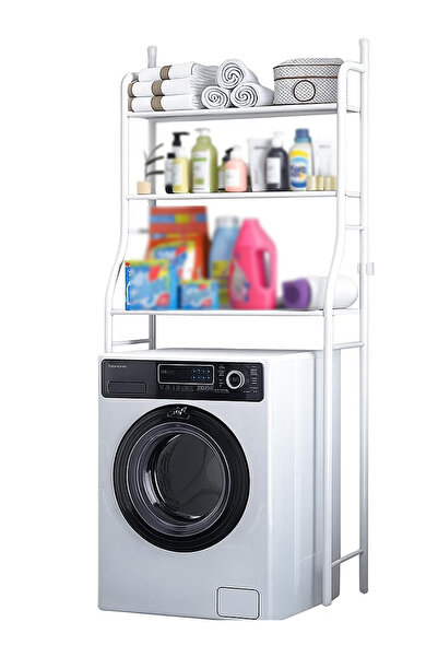 leostar 3-Shelf Bathroom Space Saver Over-The-Toilet & Washing Machine Rack