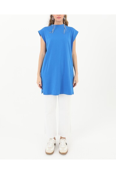 Modamorfo Women's Basic Sleeveless T-Shirt - 30725Tun