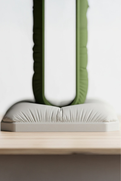 OEM Gaming headset stand, 3D printed, 25 cm, dark green, pillow design