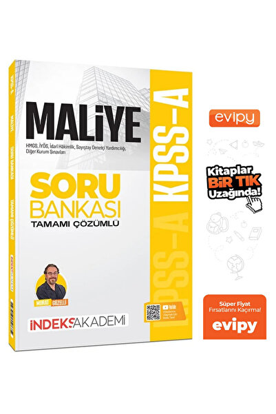 İndeks Akademi Murat Güzelli | 2026 KPSS A Grubu Maliye Soru Bankası Çözümlü ...