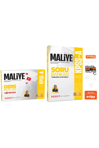 İndeks Akademi Murat Güzelli | 2026 KPSS A Grubu Maliye Ders Notları + Soru B...