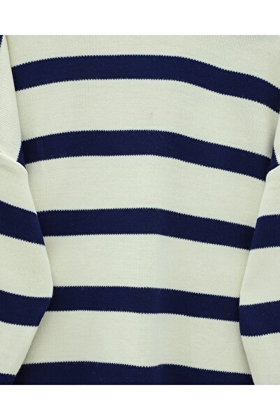 Modamorfo Tunica de tricotat pentru iarnă cu dungi -Parlement