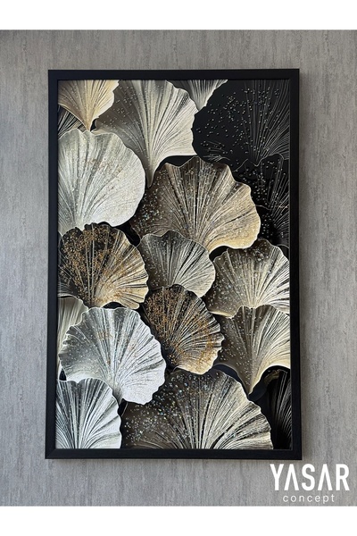 YASAR CONCEPT Gingelle Kristal Epoksi Taşlı Reçine Tablo 75x115 Cm