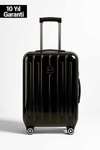 louisiana polo Orta Boy %100 Polikarbon Valiz Siyah 1810