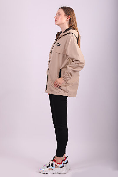 comstar Women's Lined Water Resistant Hooded Raincoat