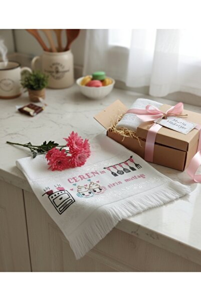 Etamin İsimli El İşleme Mutfak Havlusu