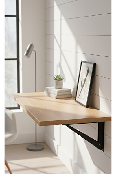 DECOVIBE Katlanabilir Masa Konsolu / Duvar Tipi Açılır Kapanır Masa Ayağı 45c...