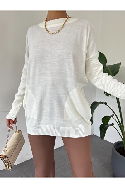 Modamorfo Πλεκτό πουλόβερ με στρογγυλή λαιμόκοψη