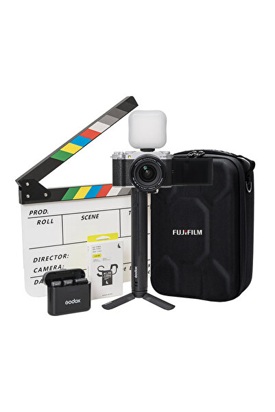 Fujifilm X-M5 Gümüş + XF16-50mm Vlogger Kit II