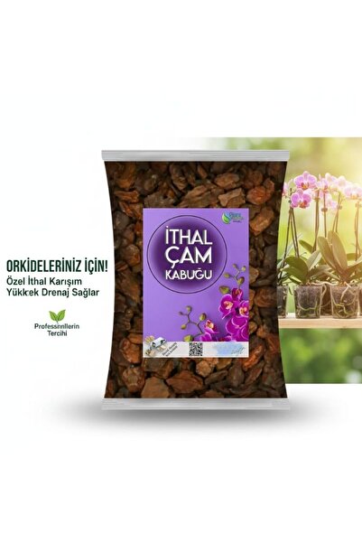 uHeL İthal Çam Kabuğu Orkide Toprağı 1lt