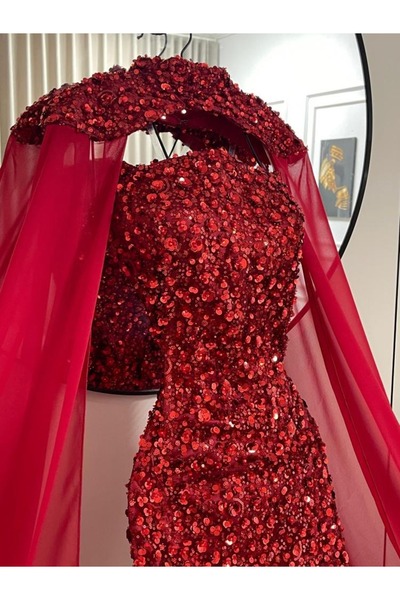 ADORA Evening dress with bead embroidery