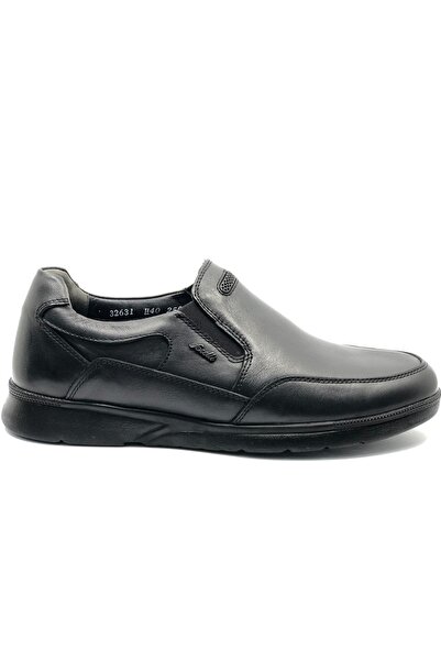 Forelli Weston Genuine Leather Orthopedic Comfort Men's Casual Shoes Black