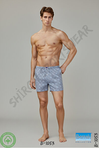 Shiron Sportswear&Company Ανδρικά μποξεράκια 5 τεμαχίων με σχέδια, άνετα κλασικά κομμένα, 100% βαμβάκι