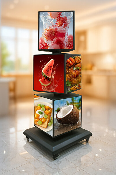 Grand City Media Mobile stand | 3 tiers | LED