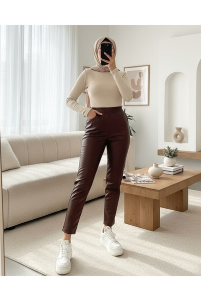 Modamorfo DERÉK RUGALMAS BŐR NADRÁG