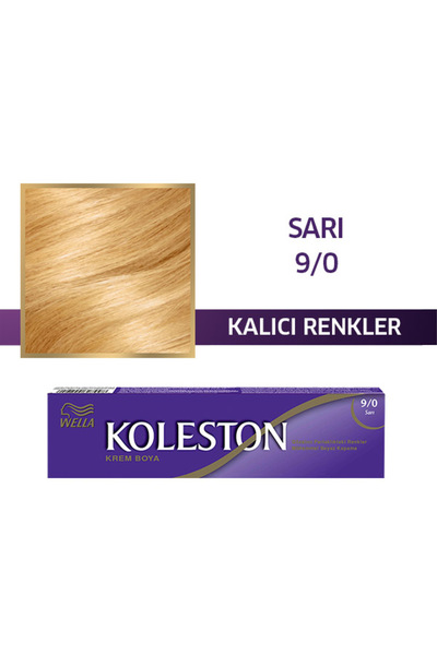 Wella Koleston Single Tüp Saç Boyası 9/0 Sarı