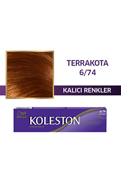 Wella Koleston Tüp Saç Boyası 6/74 Terrakota