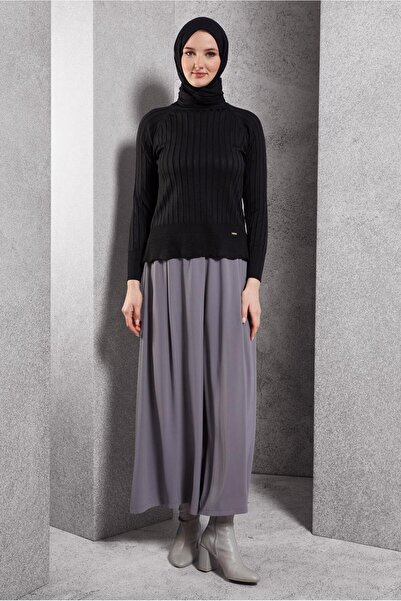 Alvina 45009 Model Plain Knitwear Sweater