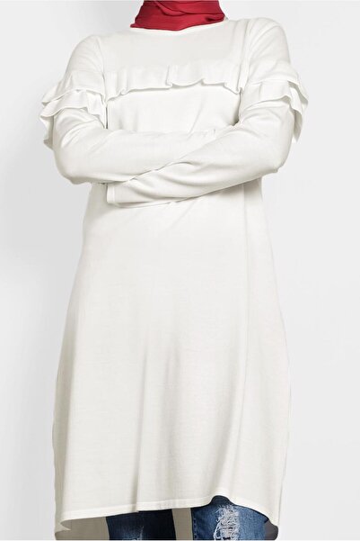 Alvina 40003 Модель Фірфір Детальна трикотажна туніка