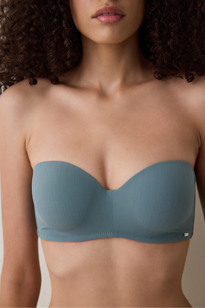 Penti Dark Gray Lotus Essentials Underwire Strapless Push up Bra