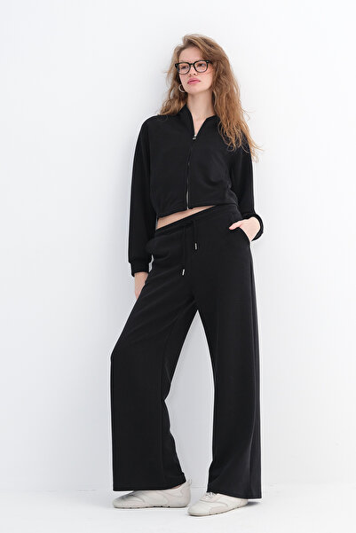 Addax Wide Leg Modal Tracksuit Eşf12170